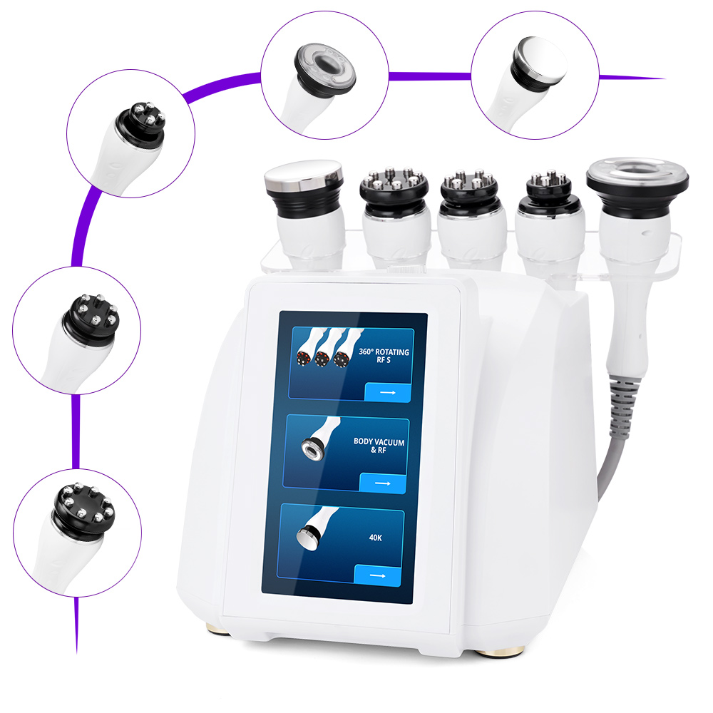 New 360° Automatic Rotary RF Ultrasonic Cavitation Vacuum Body Slimming  Machine